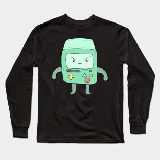 Adventure Time - Angry BMO Long Sleeve T-Shirt